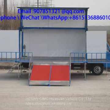 4.2 meters  portable stage truck  mobile stage truck for roadshow