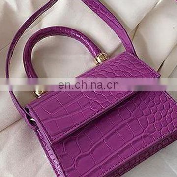 2021 New Fashion Mini Stone Pattern Crossbody Shoulder Women Handbags Small Pu Leather Ladies Hand Bags