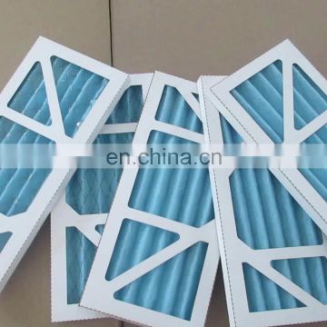 HVAC Cardboard Frame Pleated Panel Pre Air Filter  Hepa Efficiency Air Filter Element