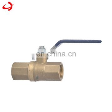 JD-4003 cast steel female threaded end ball valve with  one piece body