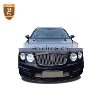 Wd Style Carbon Fiber Full Body Kits Including Front Rear Bumper Side Skirts Spoiler For Bentley Flying Spur 2010-2014