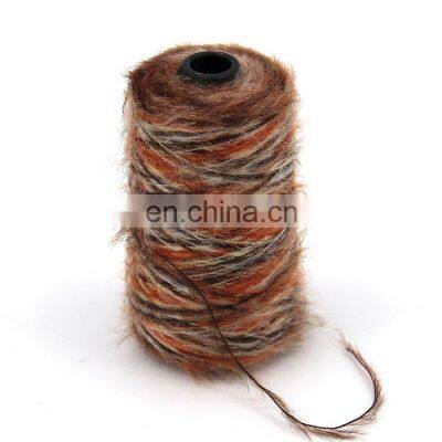 China Fancy Yarn Factory 6NM 100% Polyester Special Fancy Cat Wool Yarn