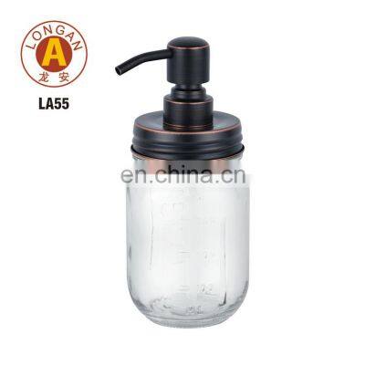 Home Decor Foam And Liquid Soap Dispenser Bottle Bathroom Accessory 500ml Glass Lotion Bottle Liquid Soap Dispenser