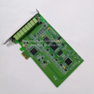 Hangzhou huite technology Fbus NET-VOICE-8CH-PCIE  8-way 48K recording card PCIe slot card sound / audio / vibration sound acquisition card