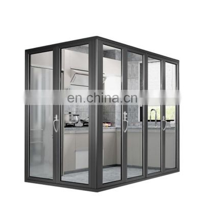 High Quality Customized Design Aluminum Interior Glass Sliding Bifold Door Other Doors