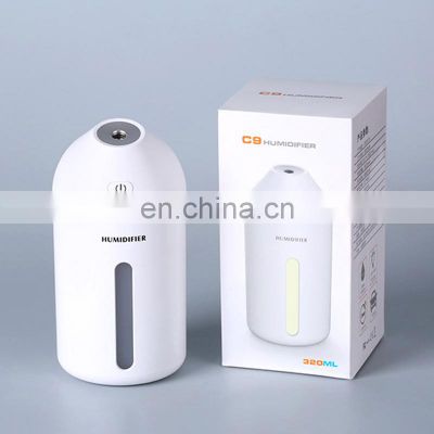 Baby Care 2022 portable popular car mini humidifier usb air cool mist ultrasonic diffuser desktop bedroom office humidifier