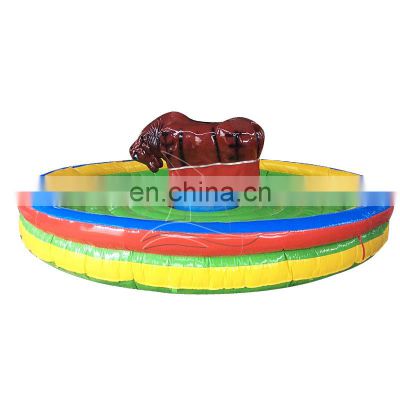 Amusement park machine inflatable mechanical rodeo bull ride for sale