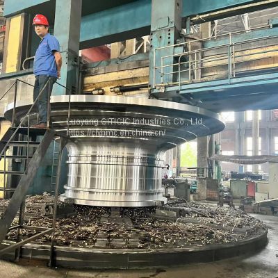 large size mining part ball mill casting 40Cr steel end cap ball mill head