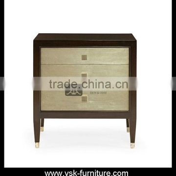 NI-028 Hotel European Style Laptop Side Table With 3 Drawers