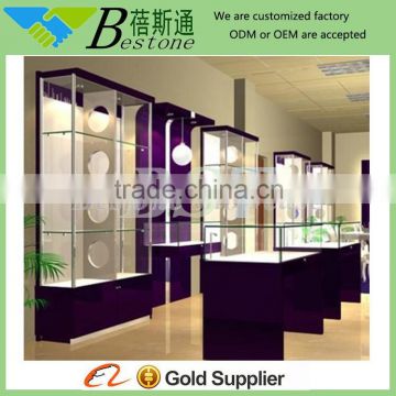 high quality wooden glass display cabinet showcase for eyeglass store                        
                                                Quality Choice