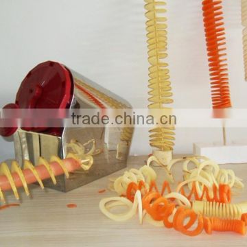 Manual Stainless Steel Twisted Potato Slicer Spiral Vegetable Cutter