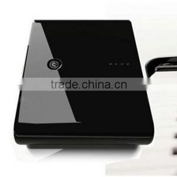 hot selling 20000mah unique portable power bank 4 led light and 2 usb power bank