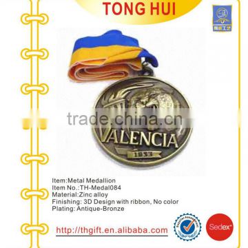 The Valencia metal souvenir medal