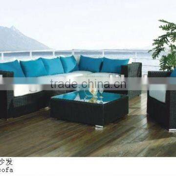 pe rattan sofa set