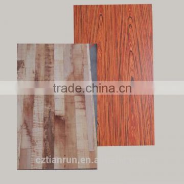 Artistic type wood pattern laminate sheet for coffee shop