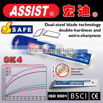 Wholesale 9mm 18mm 25mm snap off blade with china supplier cutting blade