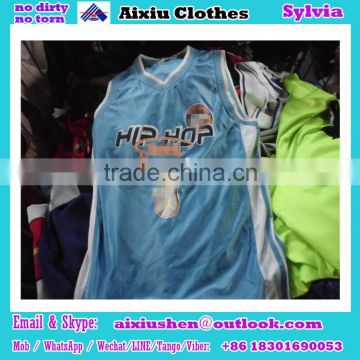 Cheaper used sports wear used clothes used jersey