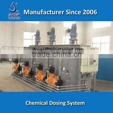 Waste water treatment chemical dosing machine
