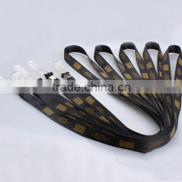 High quality customized black lanyards with ID card holder, Customized lanyards