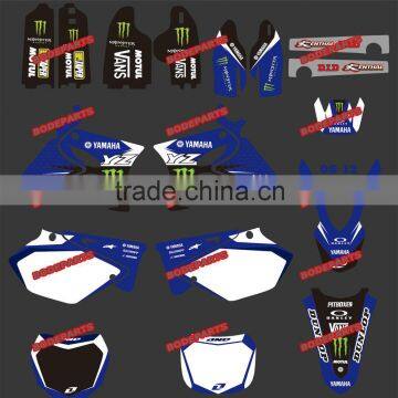 Dirt Bike Stickers&Motorbike&Motocross Stickers for YAMAHA YZ125-250 Motorcycle suit 2002-2010&2011 2012 2013 2014 (DST0003)