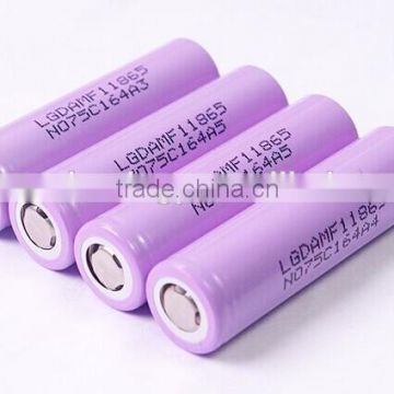 Original Lg High Drain Battery Icr18650 Mf1 3.7v 2150mah Li-ion Cell 18650 LG MF1 2150mAh 10A discharge use for Uniycycle