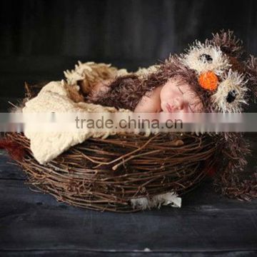 Baby Boy Hat TOO CUTE Newborn Baby Boy Crochet Fuzzy Owl Hat Owl Hat 0 3 6 9 months