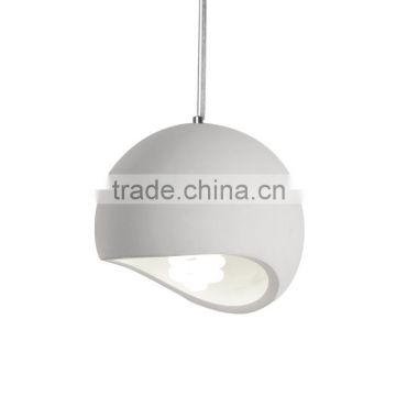 E14 40W Indoor gypsum/plaster made Led Hanging lamp/Pendant Lights