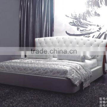 Modern leather bed B226