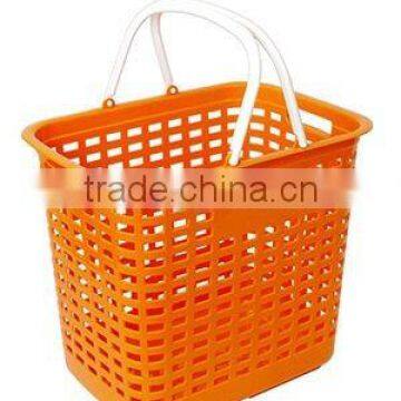 Plastic Supermarket Shopping Basket /Shopping Cart /Plastic storage basket/handle basket/