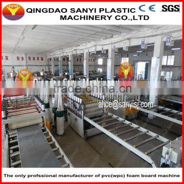 PVC wood composite wpc board manufacturing machine/plastic extruder