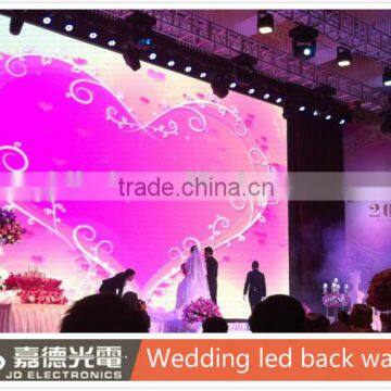 indoor SMD P6 wedding stage backdrop decoration led wall