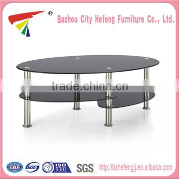 2014 fashion acrylic clear coffee table with glass top