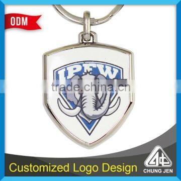 Wholesale Customized Sport mascot printing key fobs