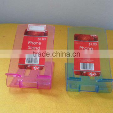 Plastic PS mobile phone stand
