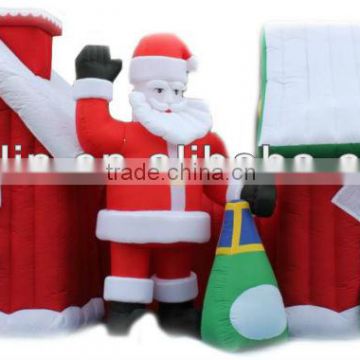 Giant christmas inflatable santa claus bounce house