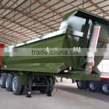 80T Dump semi-trailer with 3 axles for your choose