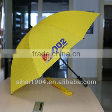 30*8K rubber handle for high quality promotional golf umbrella