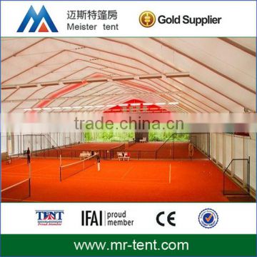 Large temporary outdoor sport tent