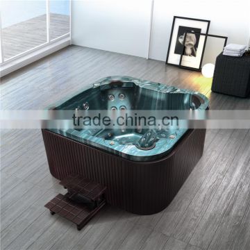European new design hot tub acrylic massage outdoor spa for 7 persons