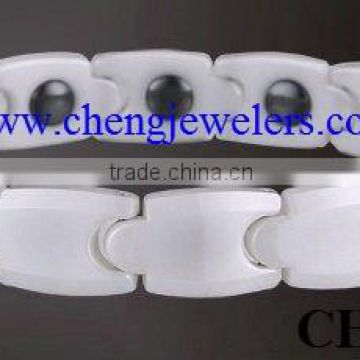bracelets jewelry fashion men white ceramic bracelets 2015