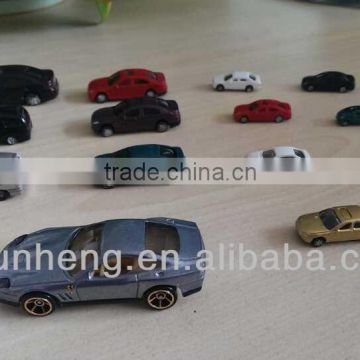 scale model car with different scale size