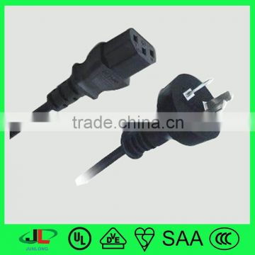 Cheap IRAM IEC C13 female plug, IEC C13 extension power cord, 3 core power cable