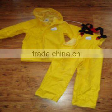 pvc semi transparent raincoat poncho for sale