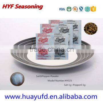 PP Tranparent Salt Pepper Packets