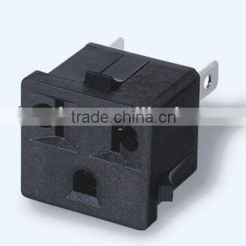 New products 2015 France American Brazil 3 pin plug power extension socket