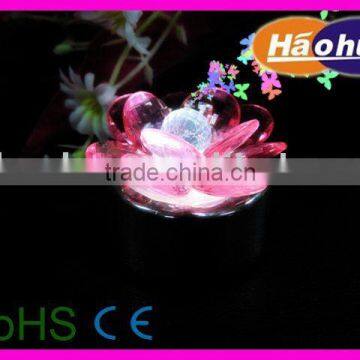 LED colorchanging flower candle light