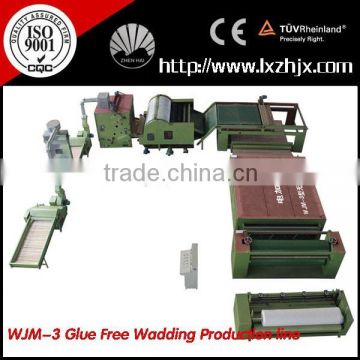 Hot Sale Nonwoven Hot Melt Wadding Production Line For Quilts WJM-3