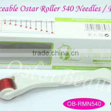 Micro needle derma roller system scar removal