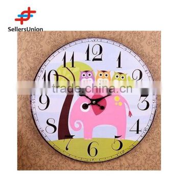 New products 2015 high quality MDF decorative wall clock for home decoration MM-9