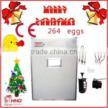 HHD CE Approved Full Automatic High Hatching Rate China Incubator(264 Eggs) For Sale EW-5